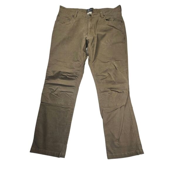 Drake Rubber Gold Cotton Canvas Pants Mens 36 Straight Double Knee (36x31) - Picture 1 of 9